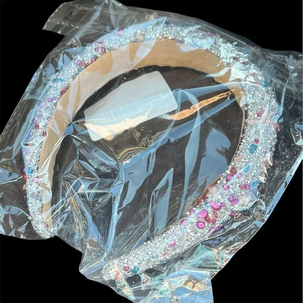 Fashionable Multicolor Rhinestone Decor Headband Hair Accessory for Women